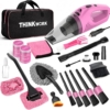 THINKWORK Car Cleaning Kit with Vacuum for Interior Detailing THINKWORK Car Interior Cleaning Kit with Vacuum and Detailing Tools